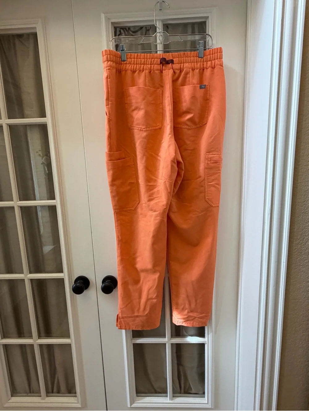 LARGE Orange Women’s Figs Scrubs Pants EUC
